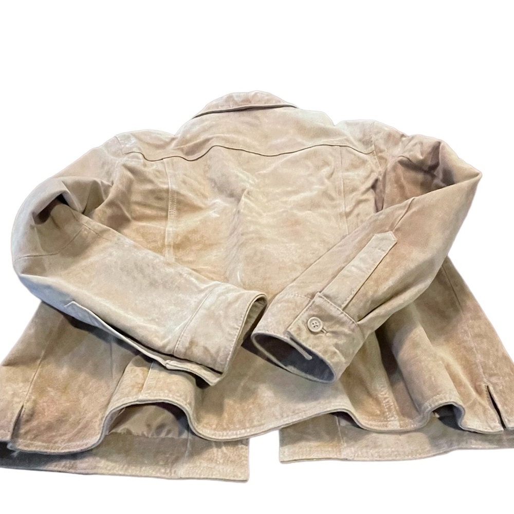 Vintage Cherokee Genuine‎ Leather Suede Coat XL Tan - Picture 11 of 16